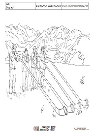 isviçre boyama sayfaları